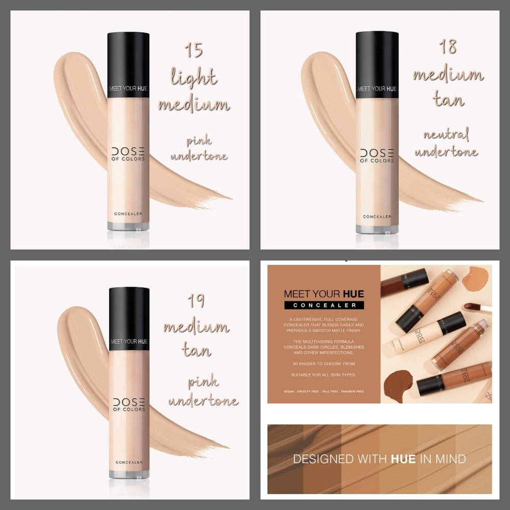Dose of Colors Meet Your Hue Concealer | Light Medium Tan | Brand New in Box